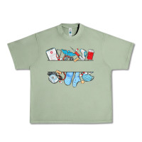 Oil Green custom name nurse Urban Heavy Tee - MaliasSmallBusiness