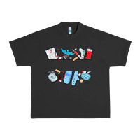 Pigment Black custom name nurse Urban Heavy Tee - MaliasSmallBusiness