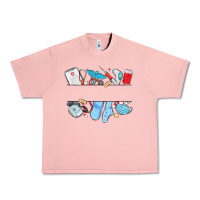 Salmon custom name nurse Urban Heavy Tee - MaliasSmallBusiness