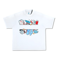 White custom name nurse Urban Heavy Tee - MaliasSmallBusiness