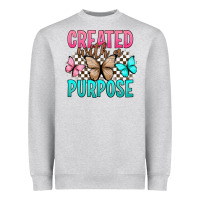 Heather Grey created with a purpose Heavyweight Sweatshirt - Artiststas