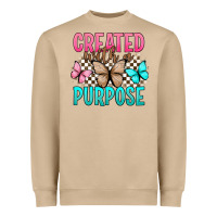 Created With A Purpose Heavyweight Sweatshirt | Teevron