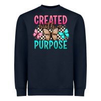 Navy created with a purpose Heavyweight Sweatshirt - Artiststas