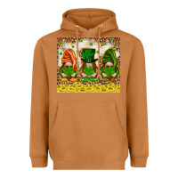 Meerkat St. Patrick's Day gnomies with leopard tumbler Heavyweight Hoodie - HowdyJamesFarm