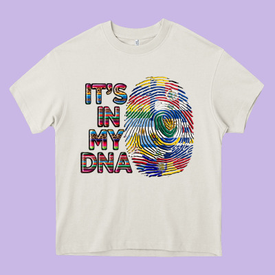 It's In My Dna Heavy Core Tee Designed By Bundleandbundleshop