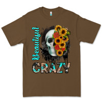 Cacao beautiful crazy skull Premium Tee - JahusDesignShop