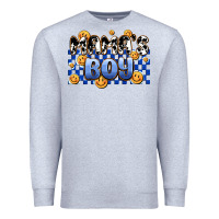 Heather Grey mama's boy olivia Premium Sweatshirt - OliviaCreatesArt