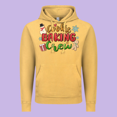 Cookie Baking Crew Vintage Hoodie Designed By Maliassmallbusiness