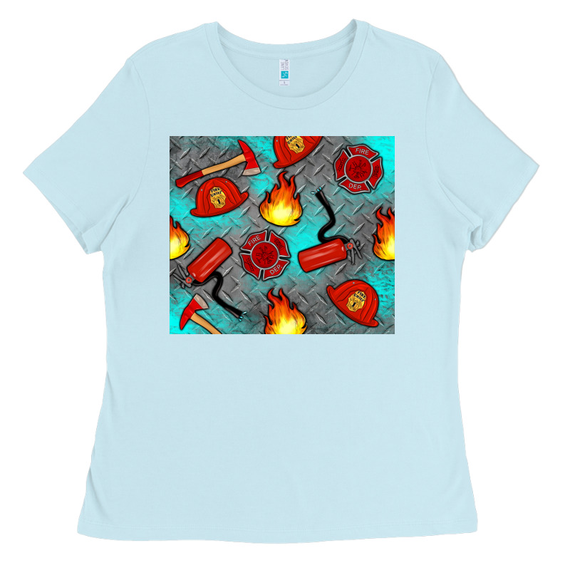 Firefighter Equipment Ladies Tee by Artiststas | Teevron