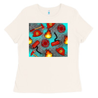 Bone firefighter equipment Ladies Tee - Artiststas