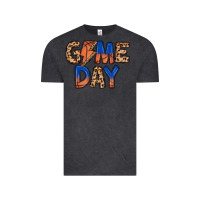 Vintage Black game day basketball Vintage Tee - MaliasSmallBusiness