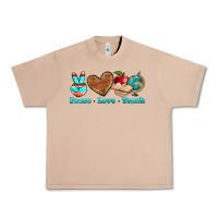 Burro peace love teach Urban Heavy Tee - NancyCooperArtShop