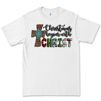 White christmas begins with christ Premium Tee - AdoDesignShop