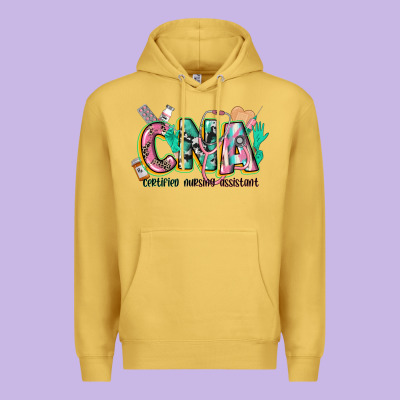 Certified Nursing Assistant Premium Hoodie Designed By Cowgirlartshop