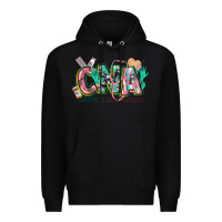 Black certified nursing assistant Premium Hoodie - CowGirlArtShop