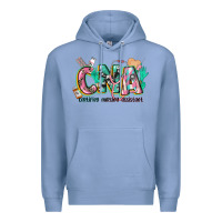 Colony Blue certified nursing assistant Premium Hoodie - CowGirlArtShop
