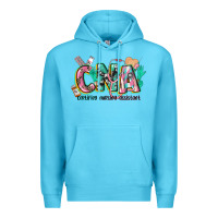 Ocean Blue certified nursing assistant Premium Hoodie - CowGirlArtShop