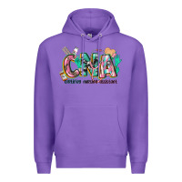 Purple certified nursing assistant Premium Hoodie - CowGirlArtShop