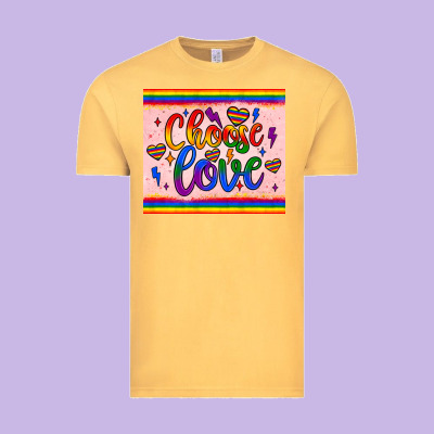 Choose Love Tumbler Vintage Tee Designed By Jahusdesignshop