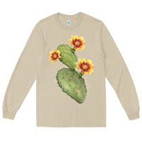 Mushroom Opuntia Phaeacantha Cactus Long Sleeve Tee - LillyAllenDesigns