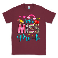 Burgundy little miss pre k Classic Tee - NancyCooperArtShop
