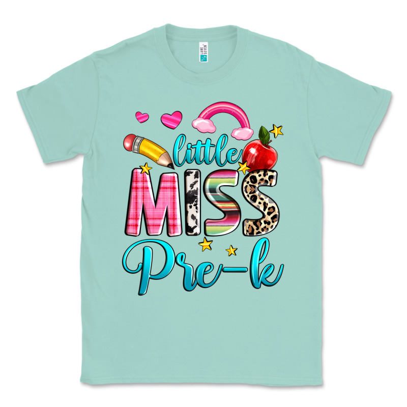 Little Miss Pre K Classic Tee by NancyCooperArtShop | Teevron
