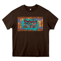Chocolate Brown american babe Heavy Core Tee - Artiststas