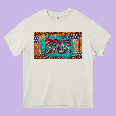 American Babe Heavy Core Tee Designed By Artiststas