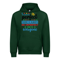 Forest Green Not everyone is perfect. There is always an imperf Urban Hoodie - CowhideDigitalArt