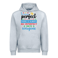 Heather Grey Not everyone is perfect. There is always an imperf Urban Hoodie - CowhideDigitalArt