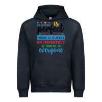 Navy Not everyone is perfect. There is always an imperf Urban Hoodie - CowhideDigitalArt
