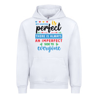 White Not everyone is perfect. There is always an imperf Urban Hoodie - CowhideDigitalArt