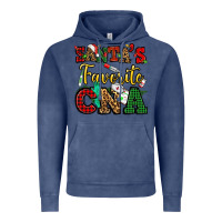 Vintage Denim santas favorite cna christmas Vintage Hoodie - NancyCooperArtShop