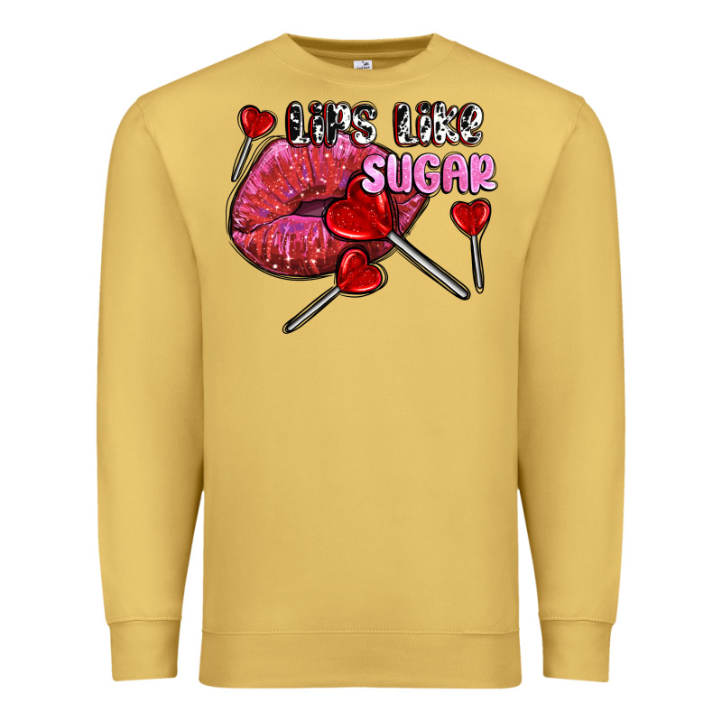 Lips Like Sugar Olivia Premium Sweatshirt by OliviaCreatesArt | Teevron