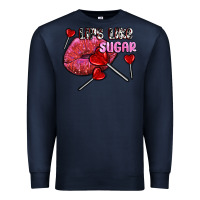 Navy lips like sugar olivia Premium Sweatshirt - OliviaCreatesArt