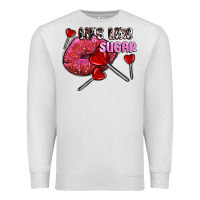 Oatmeal Heather lips like sugar olivia Premium Sweatshirt - OliviaCreatesArt