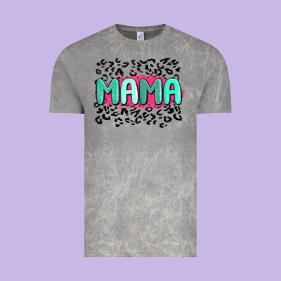 Mama Leopard Vintage Tee Designed By Maliassmallbusiness