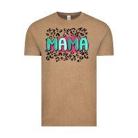 Vintage Coffee mama leopard Vintage Tee - MaliasSmallBusiness