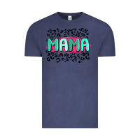 Vintage Denim mama leopard Vintage Tee - MaliasSmallBusiness