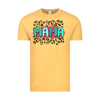Vintage Mustard mama leopard Vintage Tee - MaliasSmallBusiness