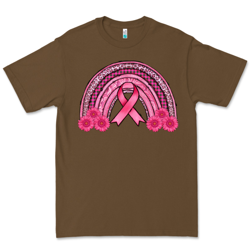 Breast Cancer Rainbow Premium Tee by AdoDesignShop | Teevron