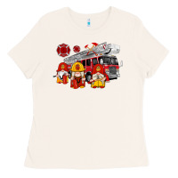 Bone fire truck gnomes Ladies Tee - Artiststas
