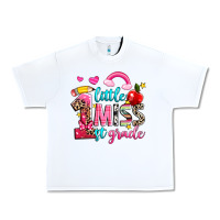 White little miss first grade Urban Heavy Tee - NancyCooperArtShop