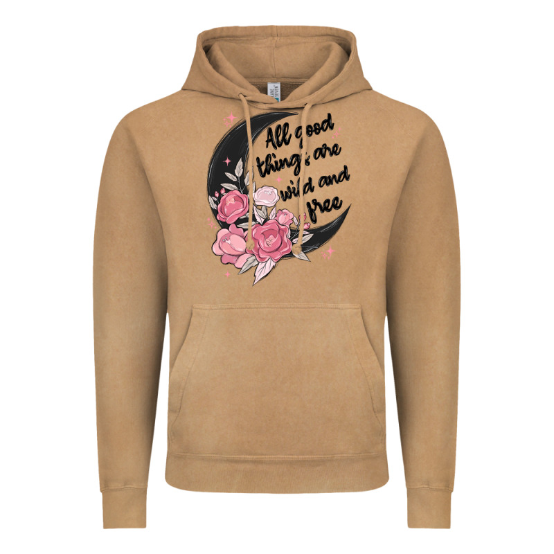 All Good Things Are Wild And Free Vintage Hoodie by MaliasSmallBusiness | Teevron