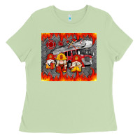 Matcha fire truck gnomes Ladies Tee - Artiststas