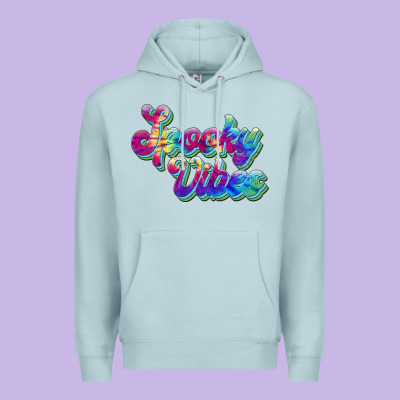 Spooky Vibes Premium Hoodie Designed By Jahusdesignshop