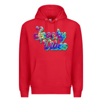 Red spooky vibes Premium Hoodie - JahusDesignShop