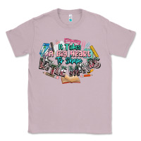 Lilac it takes a big heart to shape little mind teacher Classic Tee - NancyCooperArtShop