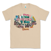 Mushroom it takes a big heart to shape little mind teacher Classic Tee - NancyCooperArtShop