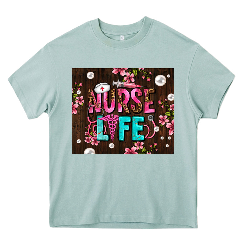 Nurse Life With Pearls Heavy Core Tee by AdoDesignShop | Teevron